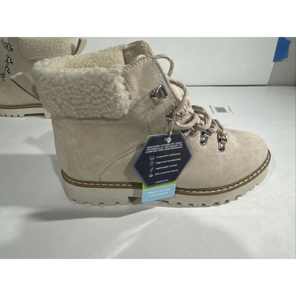 Sonoma Boots Women's 7 Margarita Cream Hiking Ortholite Scotchgard Protector - Picture 12 of 16